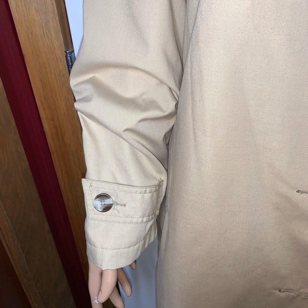 Tally Ho Outwear trench coat Khaki Women’s Size Large - Picture 3 of 9
